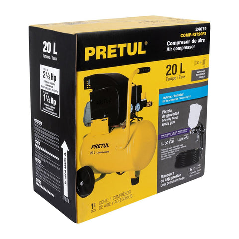 Compresor Portátil Industrial 2.5 HP #COMP850 URREA