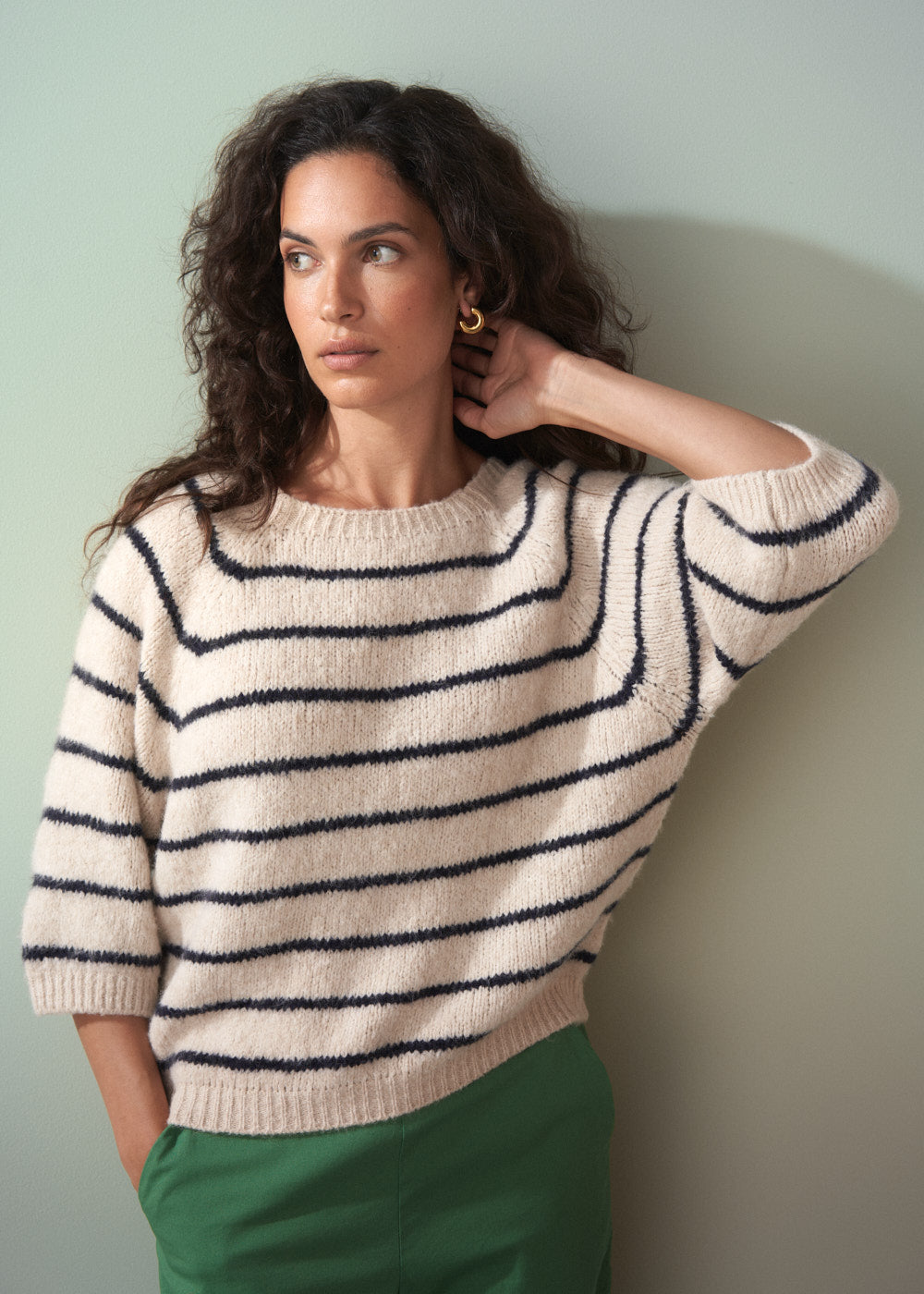 MAUD STRIPE SWEATER