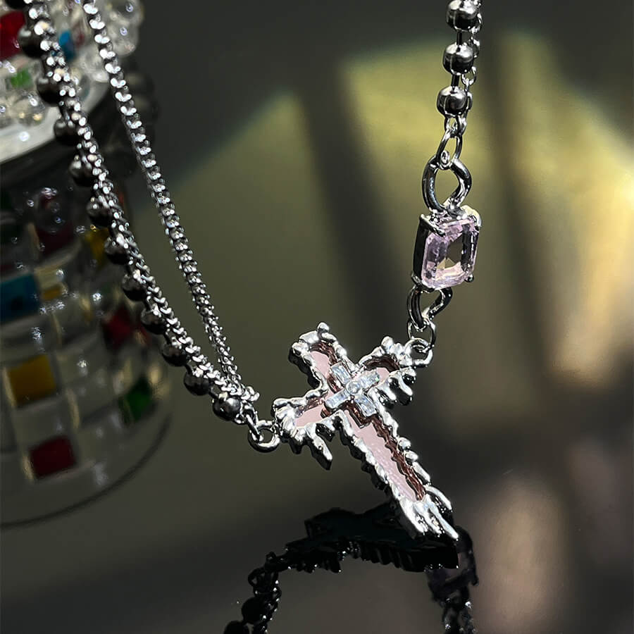 Buy LIRUNQIN Y2k Accessories Cross Necklace Y2k Accessories Y2k Necklaces  Y2k Jewelry Aesthetic Necklace Goth Grunge Necklaces Online at  desertcartINDIA