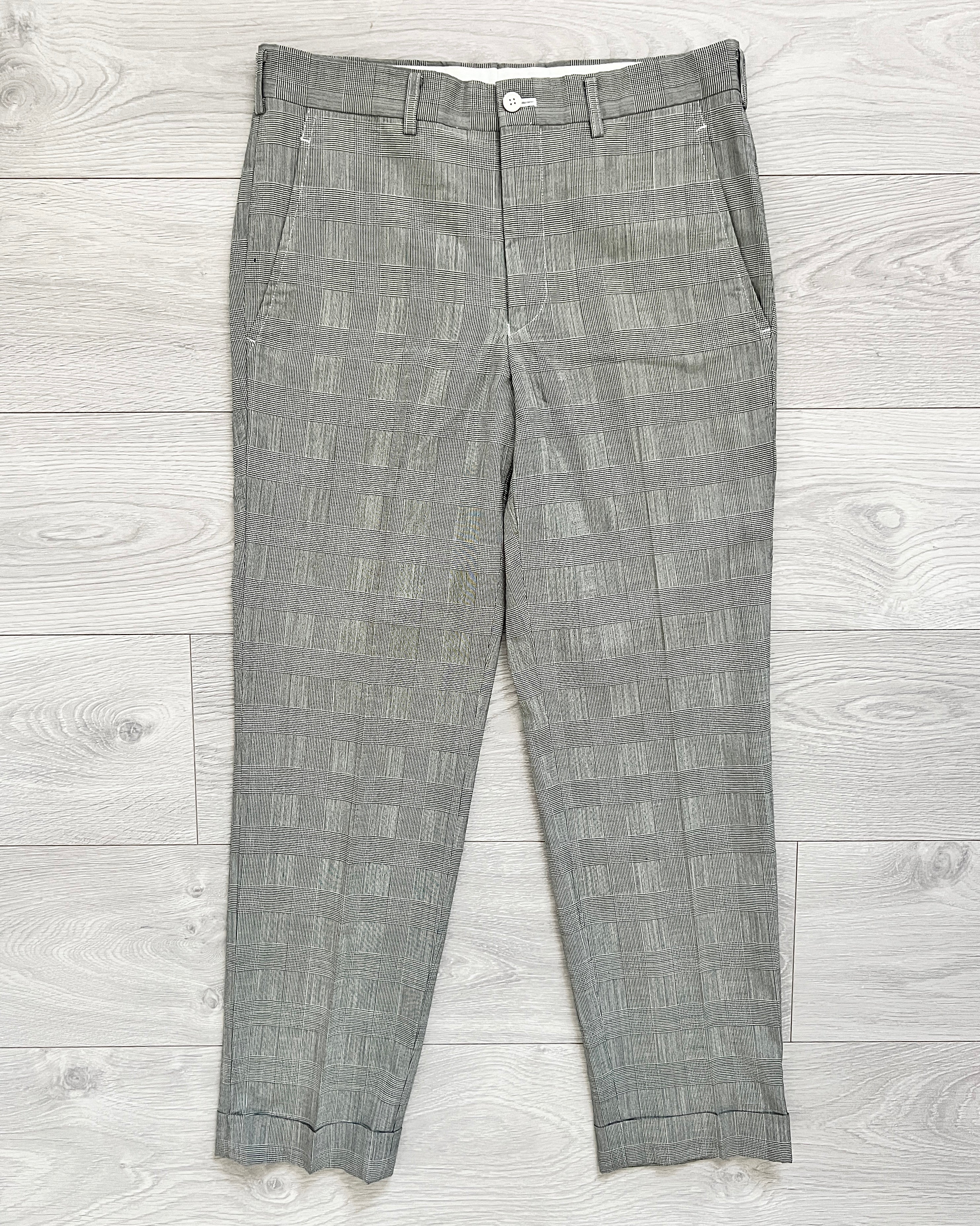 Image of Comme Des Garcons Homme Plus SS2013 'Prince Of Wales' Check Trousers - Size 30