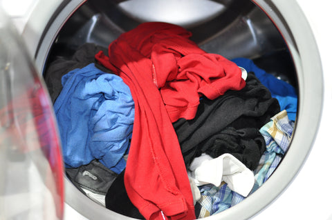 washing-machine-with-coloured-football-shirts