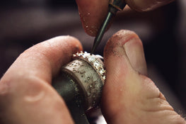 Diamond Ring Being Repaired