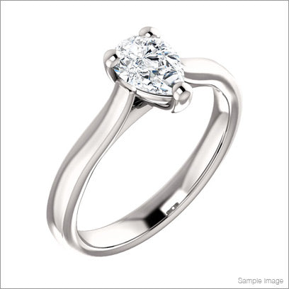 Pear Diamond Cut Engagement Ring