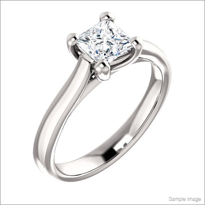 Radiant Diamond Cut Engagement Ring