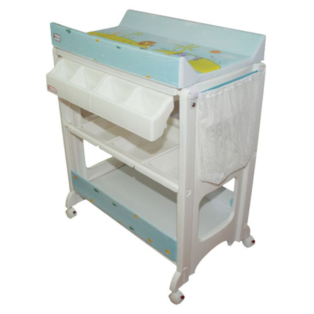 baby changing table with bath