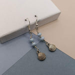 Blue Pearl Shell Earrings