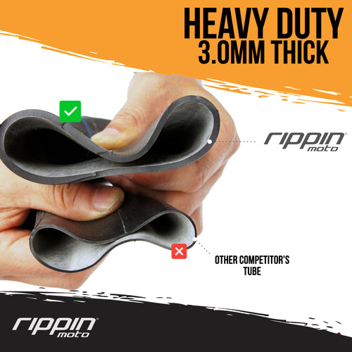 Rippin Moto 90/100-16 (3.25/3.50-16) Heavy Duty Motorcycle Inner Tube - 3mm Thick