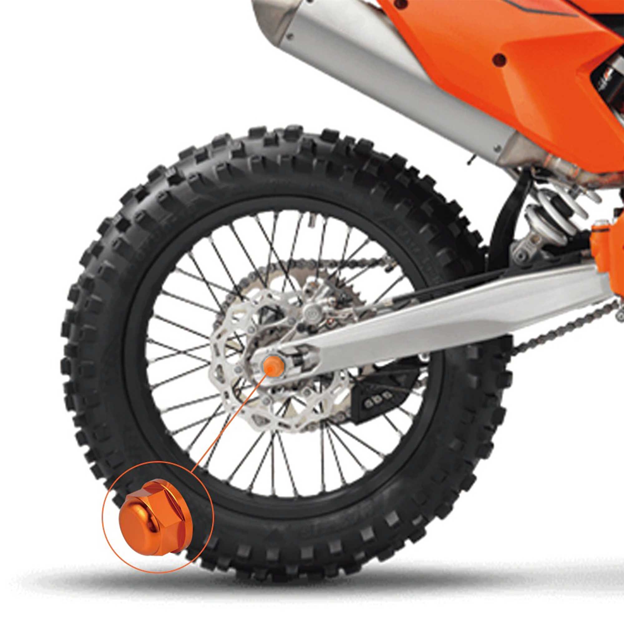 Rippin Moto Rear Axle Nut M20x1.5 for KTM & Husqvarna