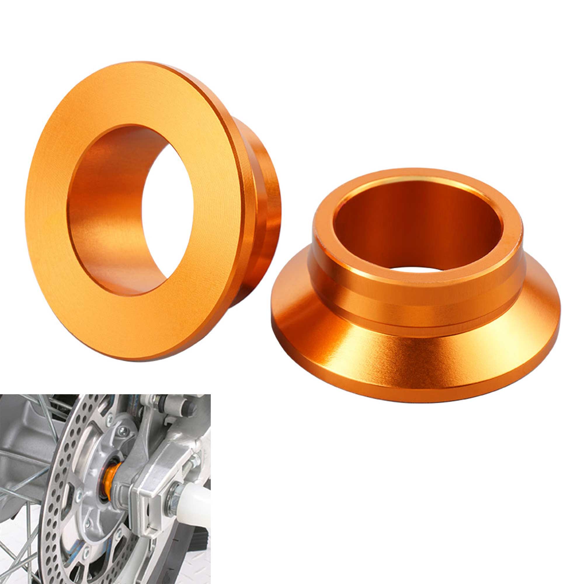 Rippin Moto CNC Rear Wheel Axle Spacers for KTM & Husqvarna 2013-2022