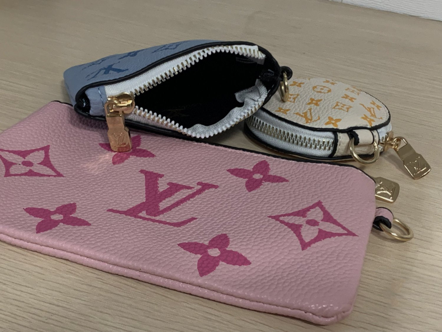 Louis Vuitton LV By the Pool Monogram Mahjong Bag Wallet Three-piece Set