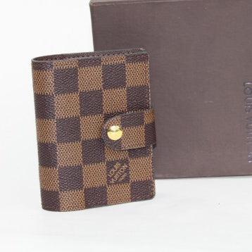 LV Louis Vuitton printed monogram button card case wallet Bag