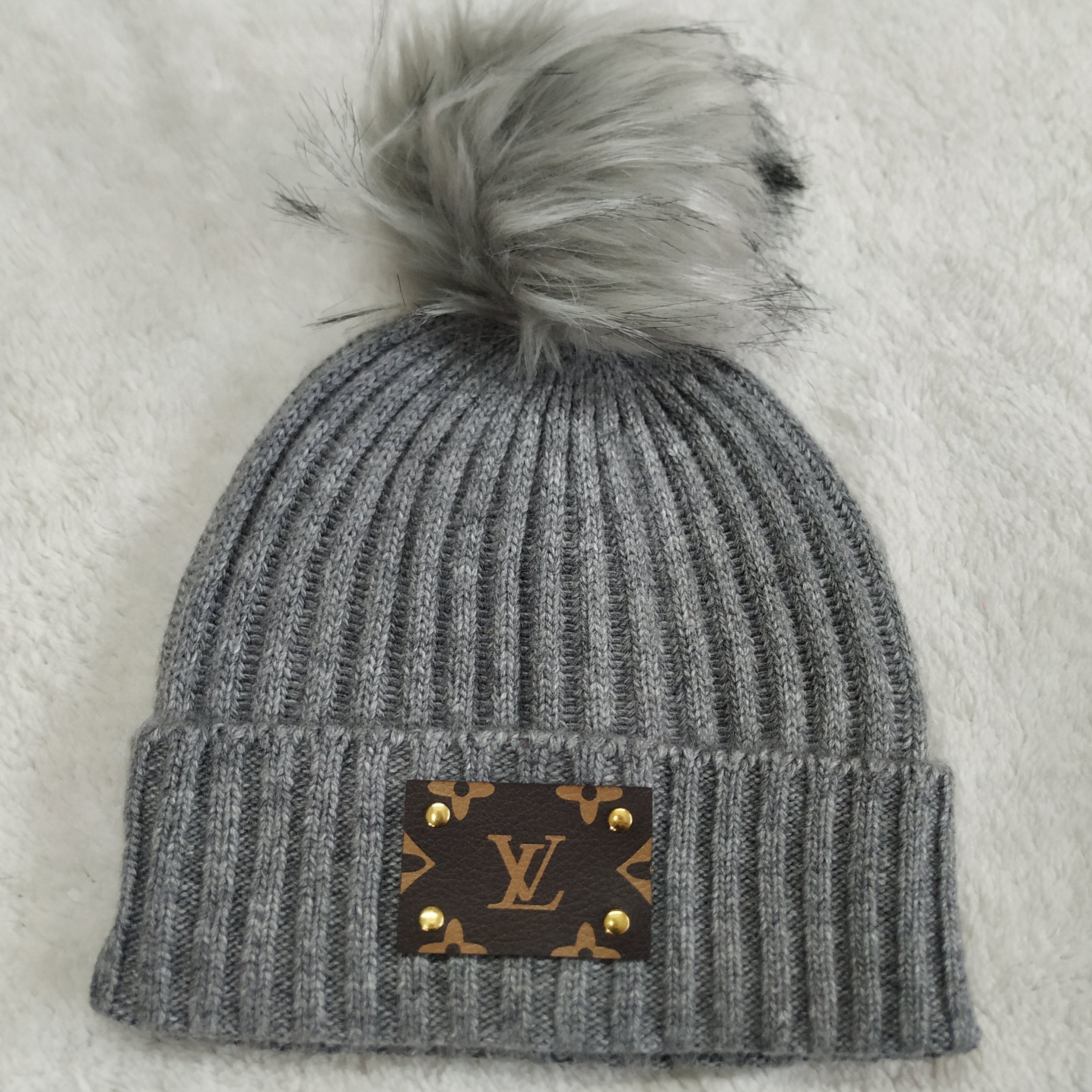 LV Louis Vuitton warm knitted beanie hat