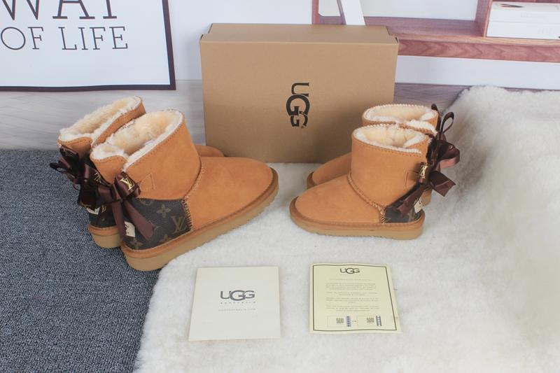 UGG LV bow Boots Shoes adult child