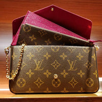 Louis Vuitton LV Hot Sale Three-piece Set Fashion Ladies Coin Purse