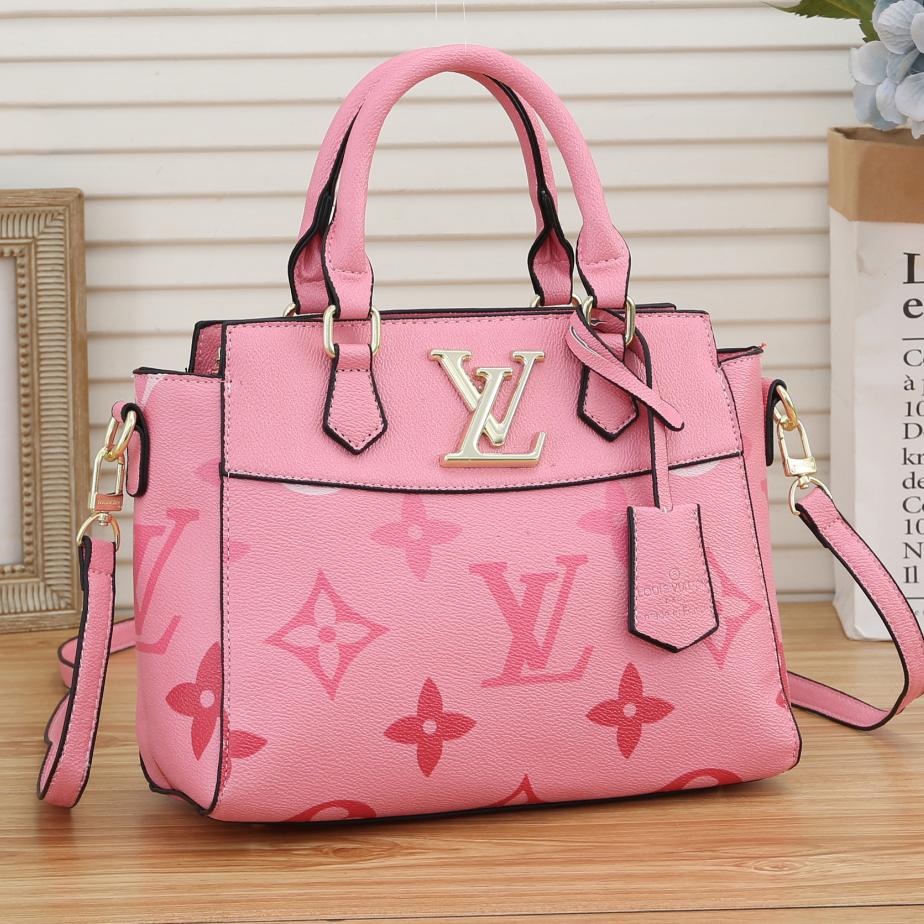 LV Louis Vuitton Macaron letter print ladies shopping handbag sh