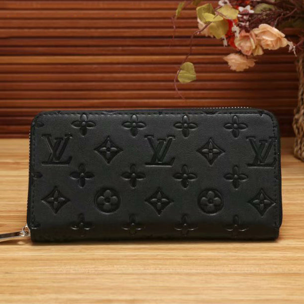 Louis Vuitton Clutch Bag Wristlet LV Classic Women Leather Print High Quality Wallet Purse