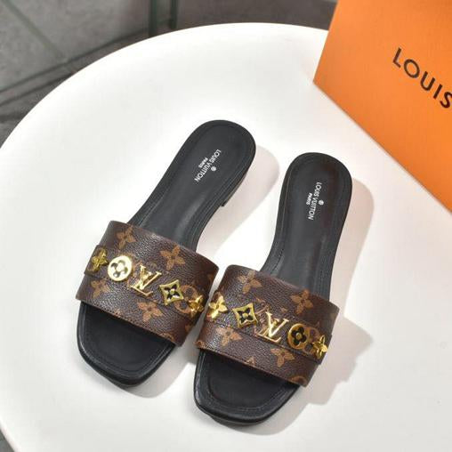 Louis Vuitton LV new ladies high-end slippers shoes