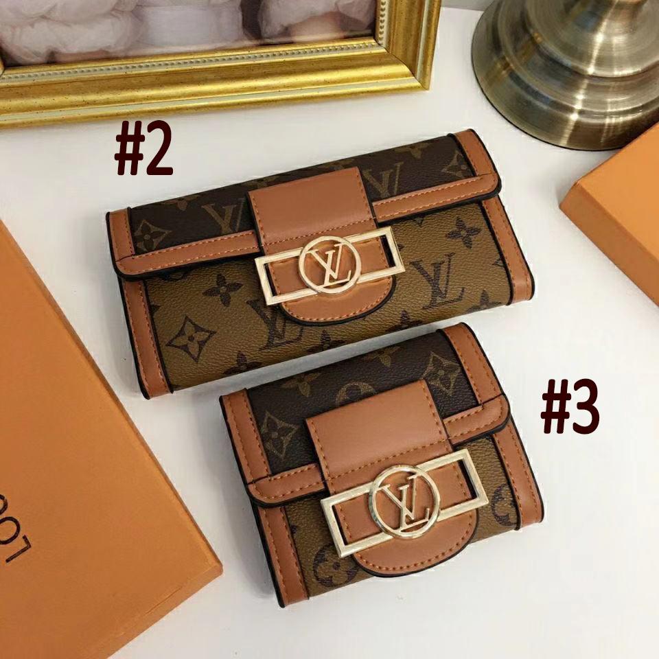 Louis Vuitton LV Chain Handbag Clutch Bag Wallet Key Case Card C
