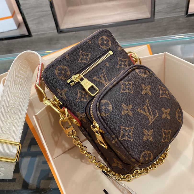 Louis Vuitton LV Monogram Canvas Camera Bag Shoulder Bag Messeng