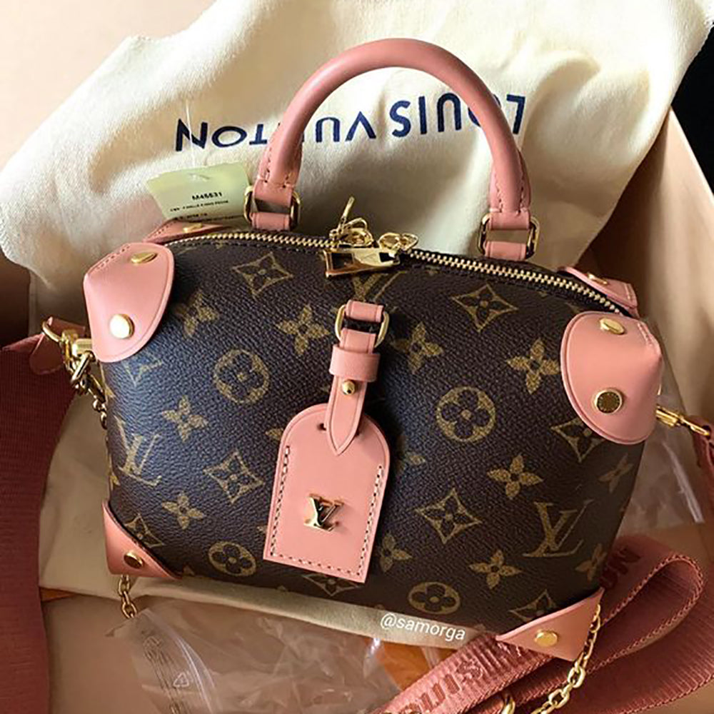 LV Louis vuitton classic hot sale letter printing stitching color ladies  shopping cosmetic bag handbag shoulder bag messenger bag