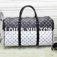 Louis Vuitton LV Women Men Luggage bag color cloud printing gradient