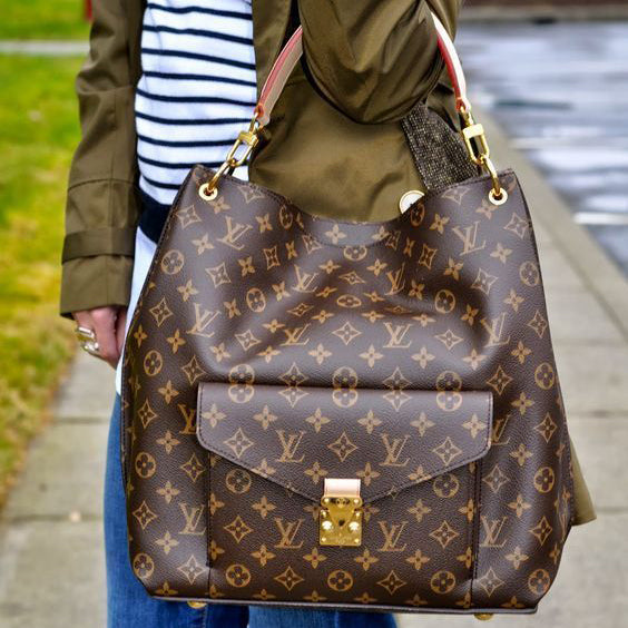 LV Louis Vuitton Full Letters Handbag Shoulder Bag Messenger Bag Shopping Bag