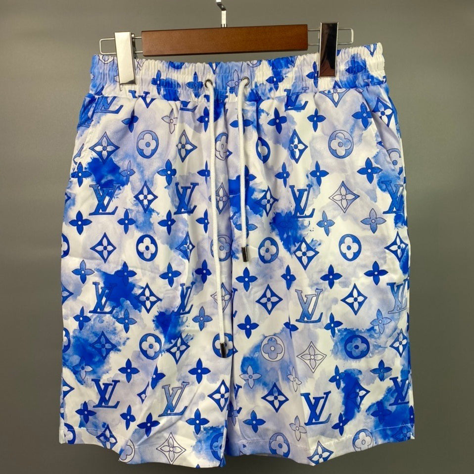 LV Louis Vuitton Men Casual Sport Shorts Colorful