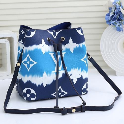 LV Louis Vuitton gradient cloud ladies drawstring bucket bag shoulder bag messenger bag shopping bag