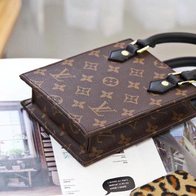 LV Fashion classic print tote bag mobile phone bag one shoulder bag diagonal cross bag