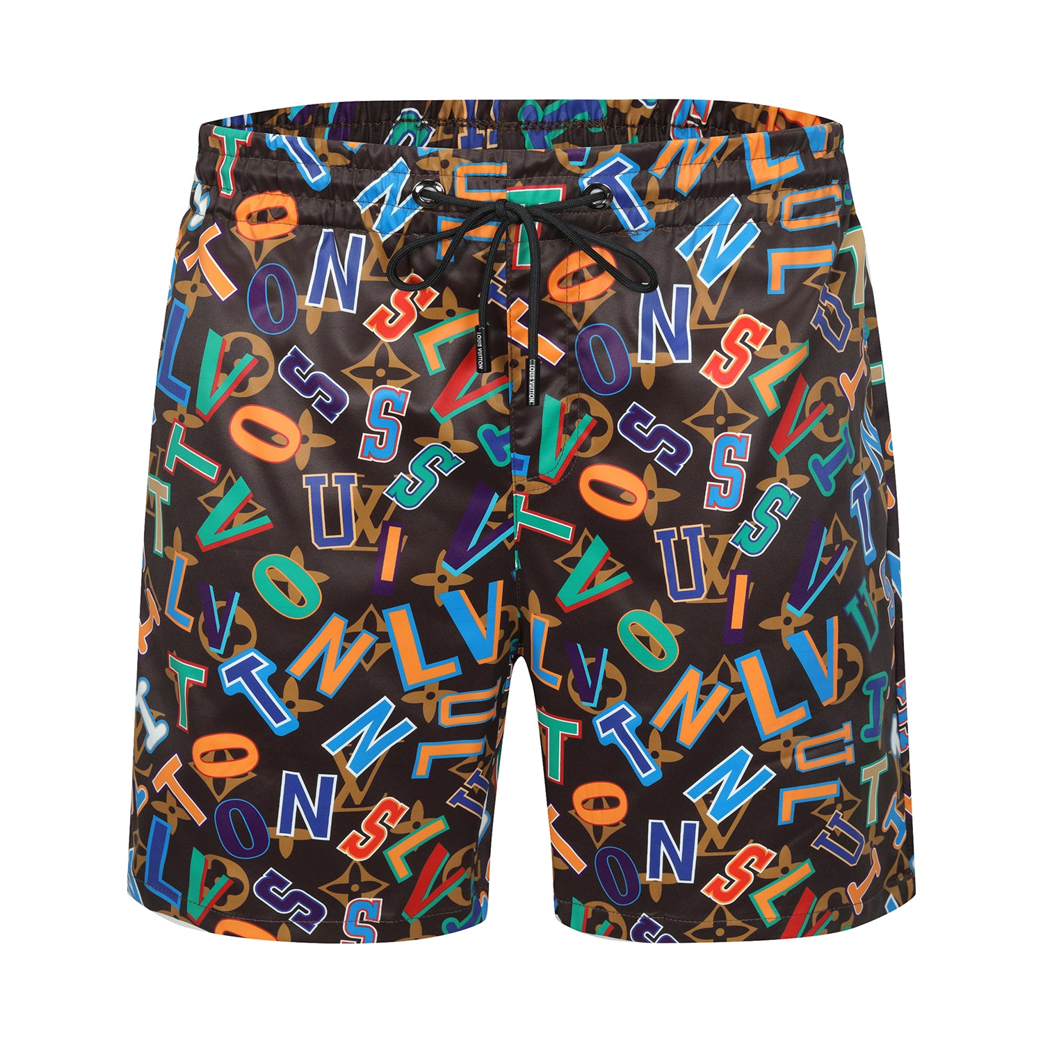 LV Louis Vuitton Summer Fashion New Men Shorts Casual Shorts Beachwear Print Quick Dry Shorts Drawst