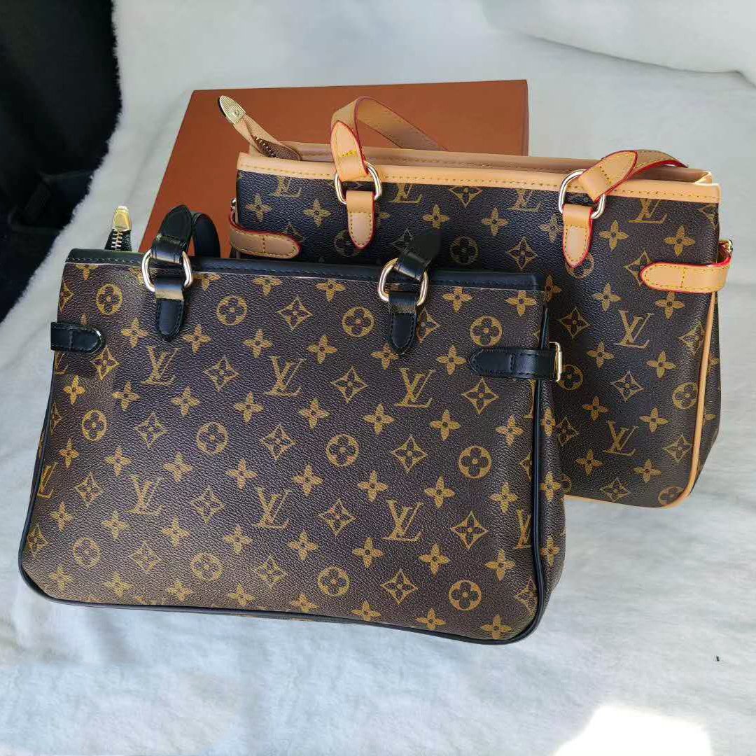 Louis Vuitton LV New Tote Bag Zipper Letter Printing Fashion Ladies Handbag Shoulder Bag