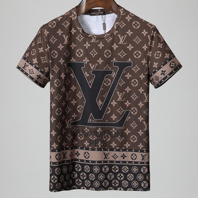 Louis Vuitton LV Monogram Crew Neck Short Sleeve T-Shirt