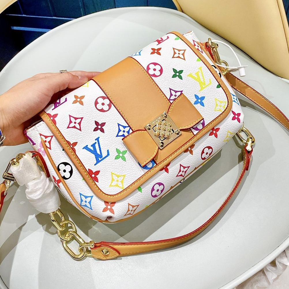 Louis Vuitton LV Fashion Women Shopping Bag Leather Crossbody Sa