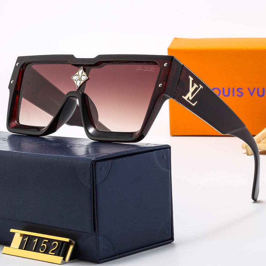 LV Louis Vuitton New Print Letter Sunglasses Sunglasses Glasses from