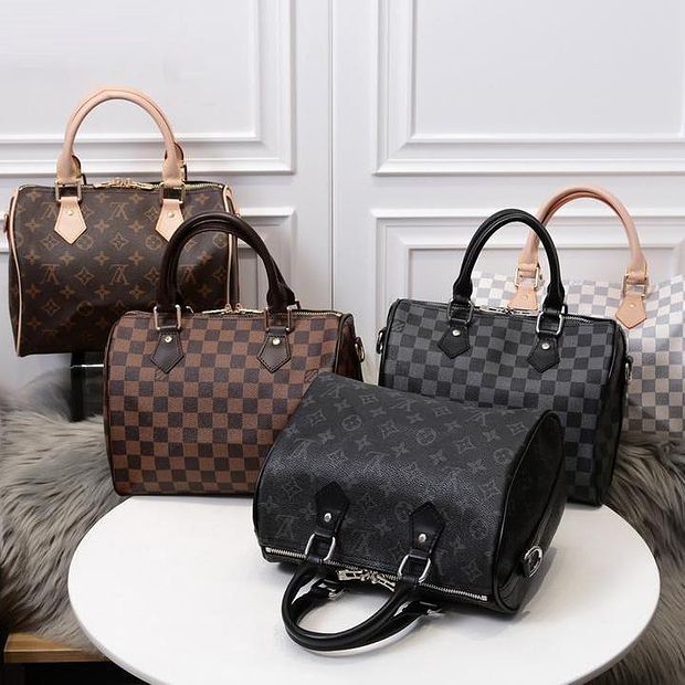 Louis Vuitton LV speedy 30 fashion men and women messenger bag h