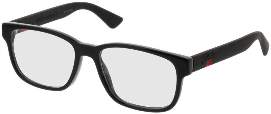 Gucci GG0011O-001 Eyeglasses Color: Black, Size: 53 – framesvision
