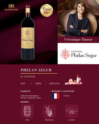 Phelan Segur St Estephe, 2019, 750ML 法國波爾多 飛龍世家酒莊紅葡萄酒