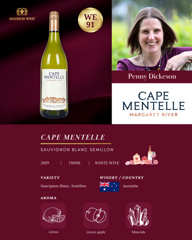 Cape Mentelle Sauvignon Blanc Semillon, 2019, 750ML 西澳州 曼達岬酒莊長相思賽美蓉白葡萄酒