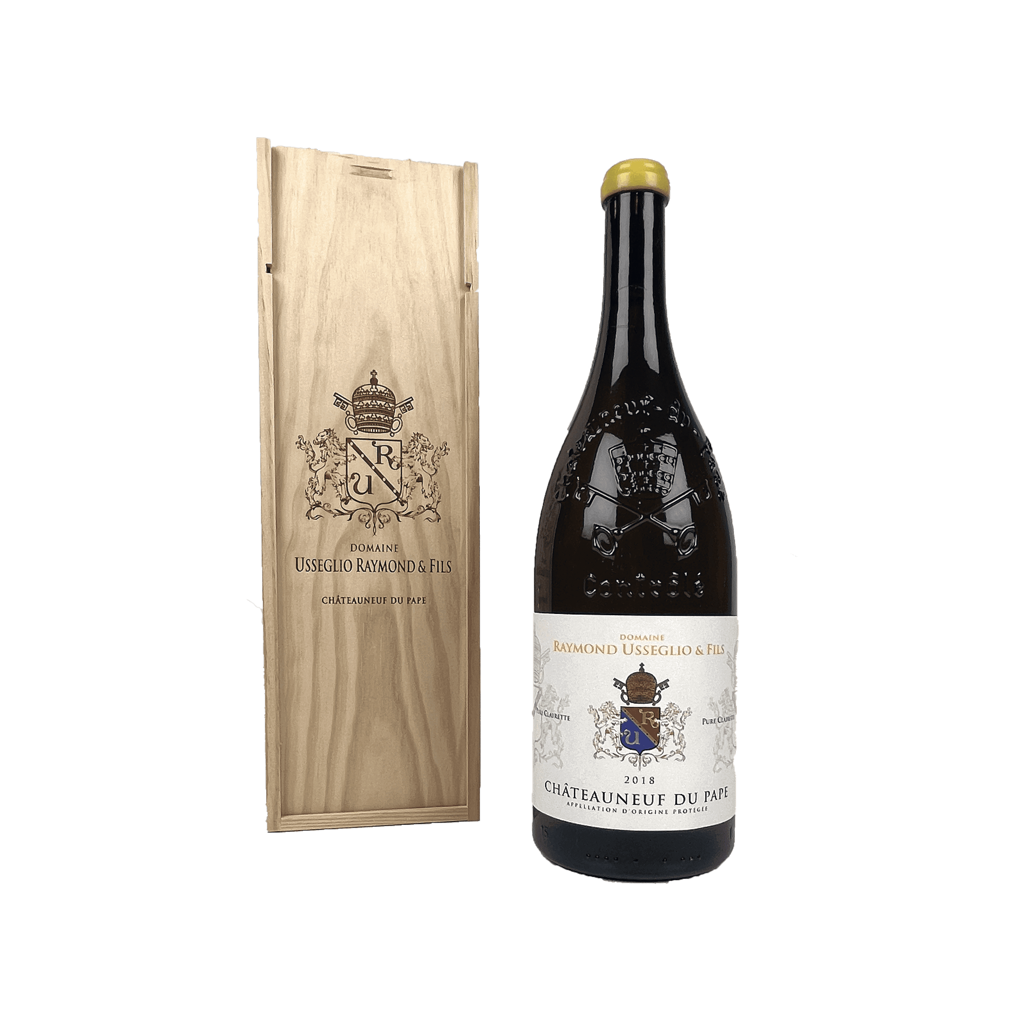 Raymond Usseglio Chateauneuf du Pape Blanc Pure Clairette, 2018, 1500ML