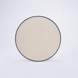 Minimal Black Rim Quarter Plate- Set Of 4