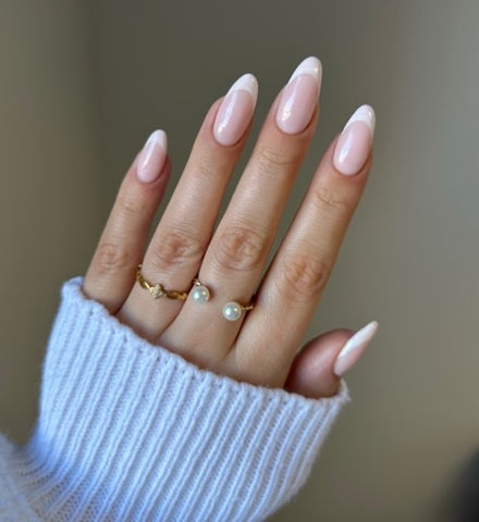 Double French manicure (white) - kupić Manicure and pedicure - nail design  w Polsce | Manicure and pedicure - nail design - tuffishop