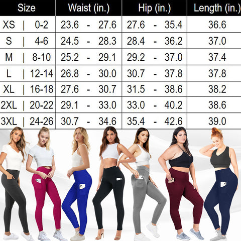 2023 Anti-Cellulite Compression High Waist Slim Leggings With Pockets ...