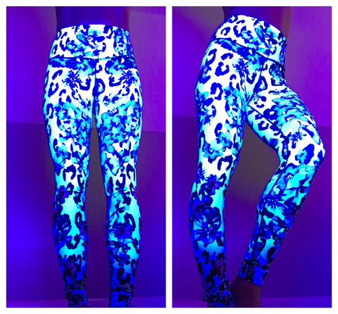 Best Leggings For Glowing Under UV Light @ Clubbercise