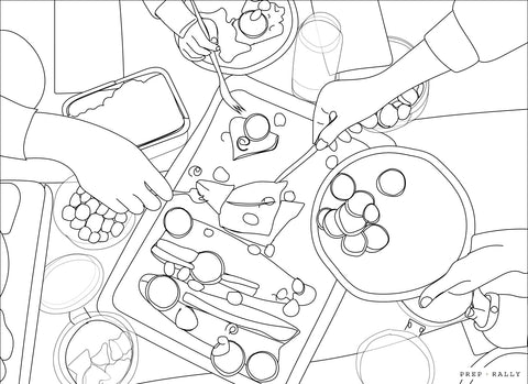 coloring pages for picky eaters