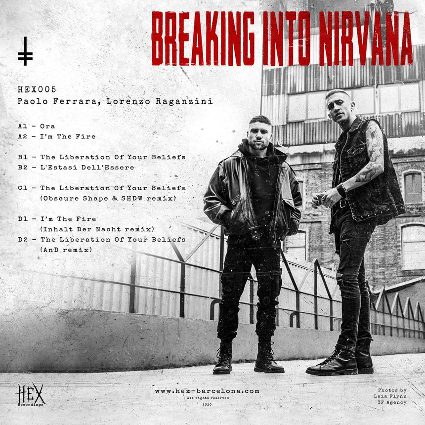 HEX005 "Breaking Into Nirvana" - Paolo Ferrara, Lorenzo Raganzini [FULL BLACK Edition] - HEX Clothing