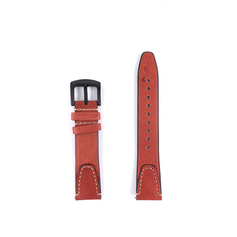 red leather watch strap 20mm