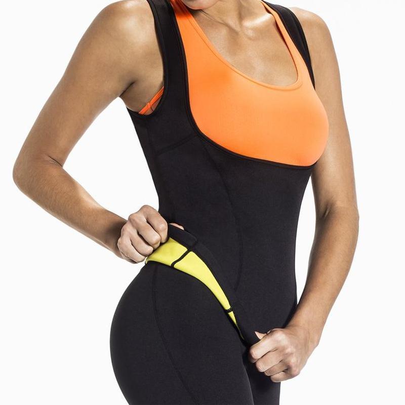 Plus Size Weight Loss Let's Get Wet Extra Slimming Sweat Vest Shaper