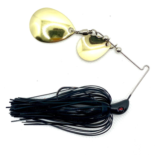 Spinwright 5/8oz double painted colorado blade spinnerbait –