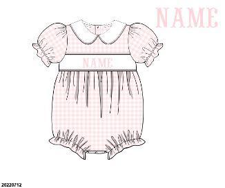 Knit Pink Bows - Custom Emmie Dress