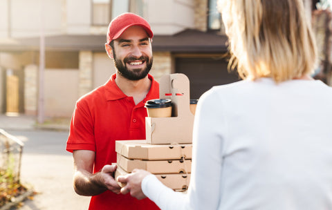 Takeaway packaging used for delivery